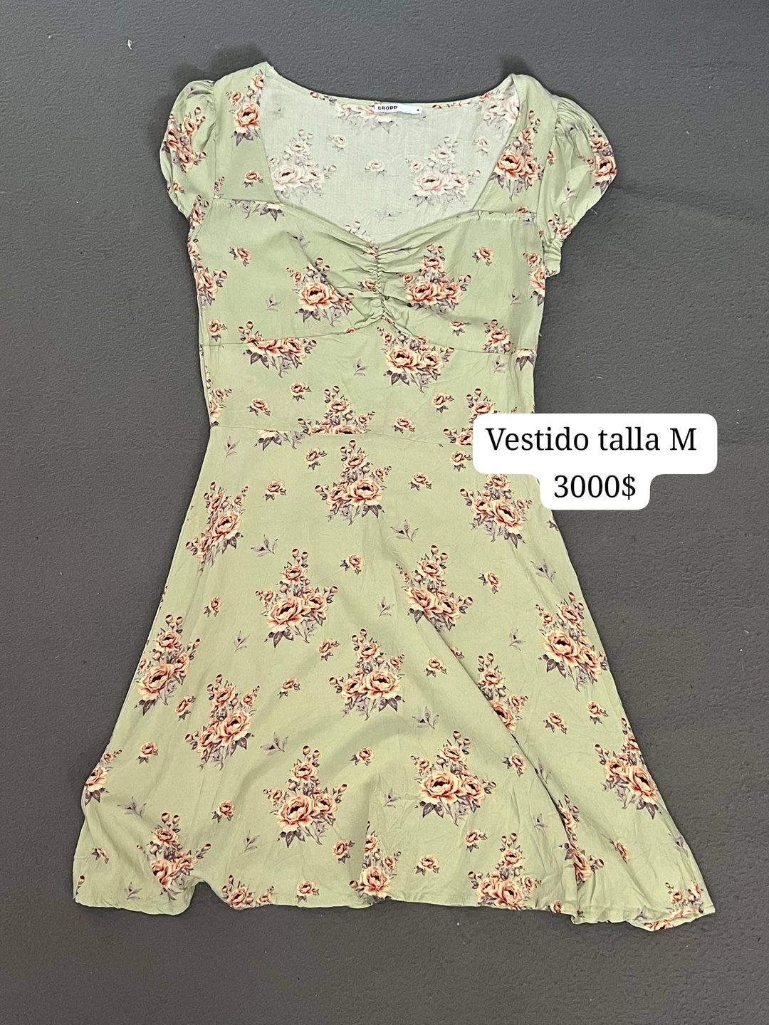 Vestido talla s o para una m no tan grande