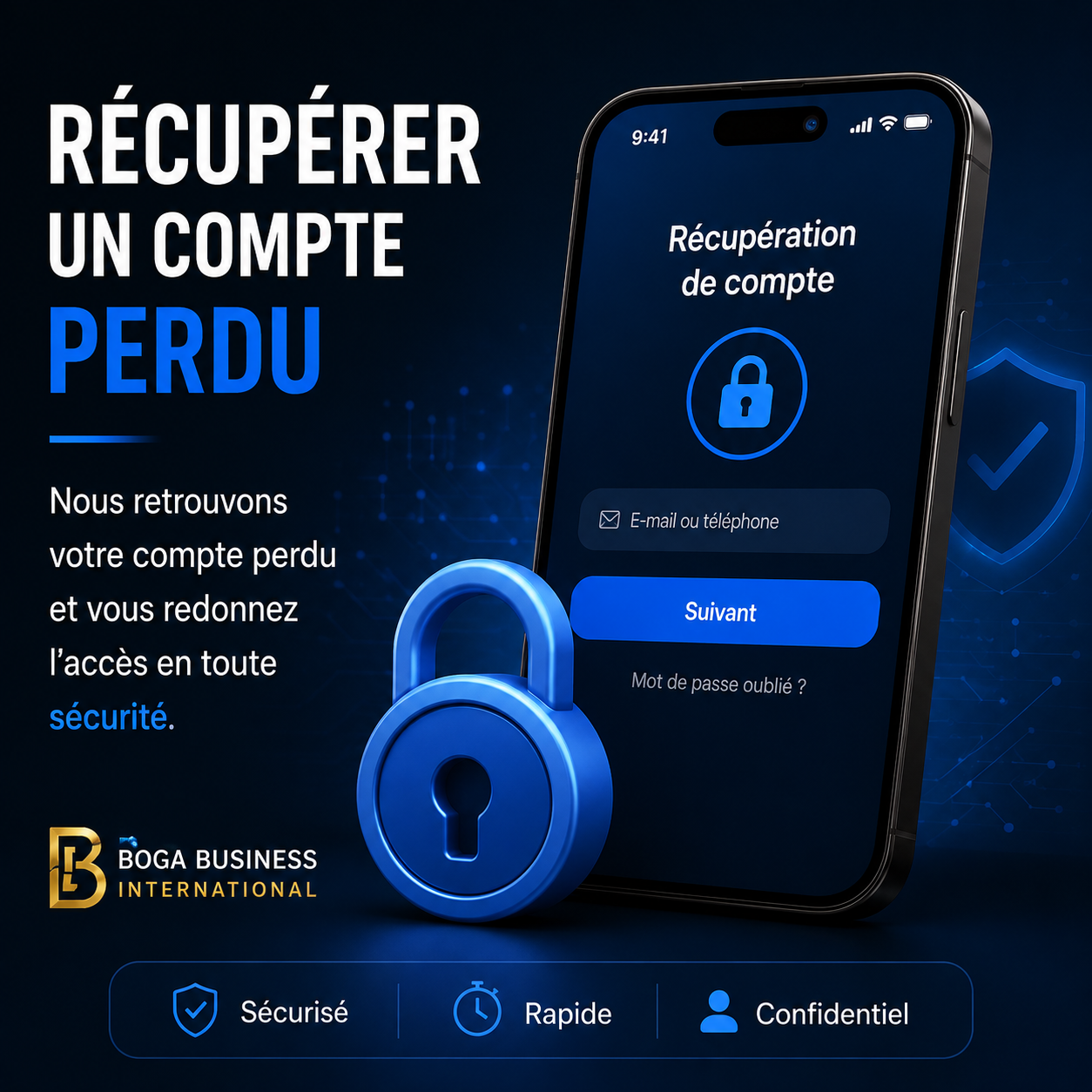 Récupération de compte perdu