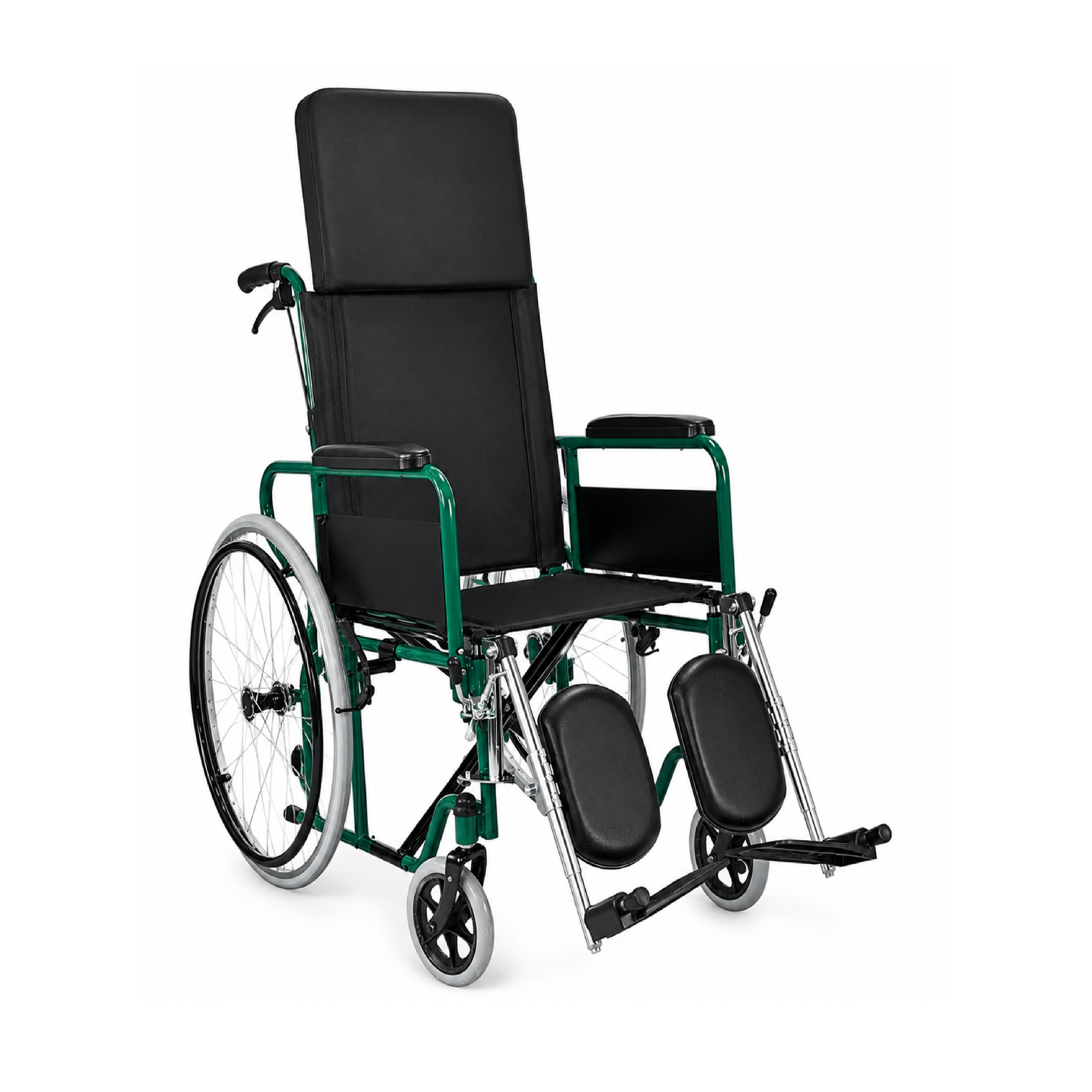 Fauteuil roulant orthopédique GM pliable Vert_0
