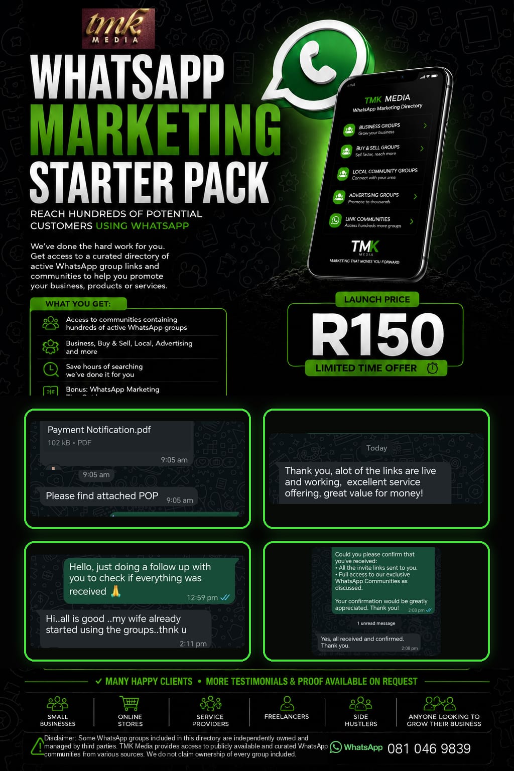 Whatsapp groups package_0