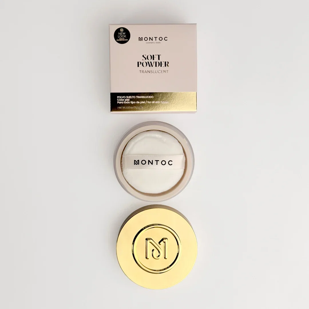 Polvo Suelto Traslúcido Soft Powder Montoc 30gr ✨
