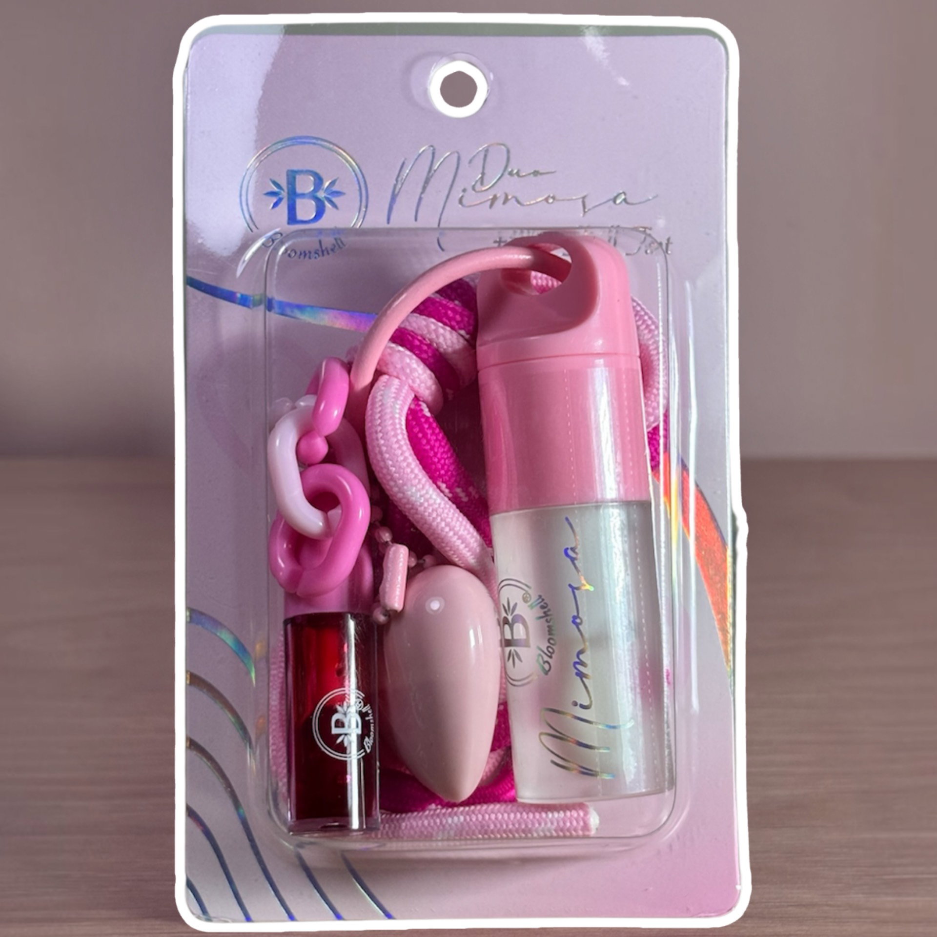 Llavero Labial Dúo Mimosa + Mini Shell Tint Bloomshell. ❤️_0