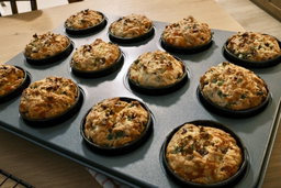 Smoked Beef and Cheese Muffin
