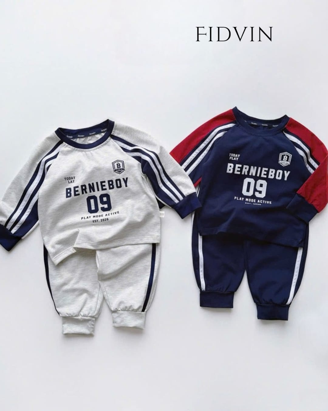 Bernie Boys Long Sleeve Raglan Set — V0426B35_0