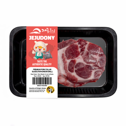 JEJUDONY Jeju Premium Pork Collar Butt Sliced (For Korean Grill) Frozen 300g优质济州猪梅头肉韩式烧烤切片