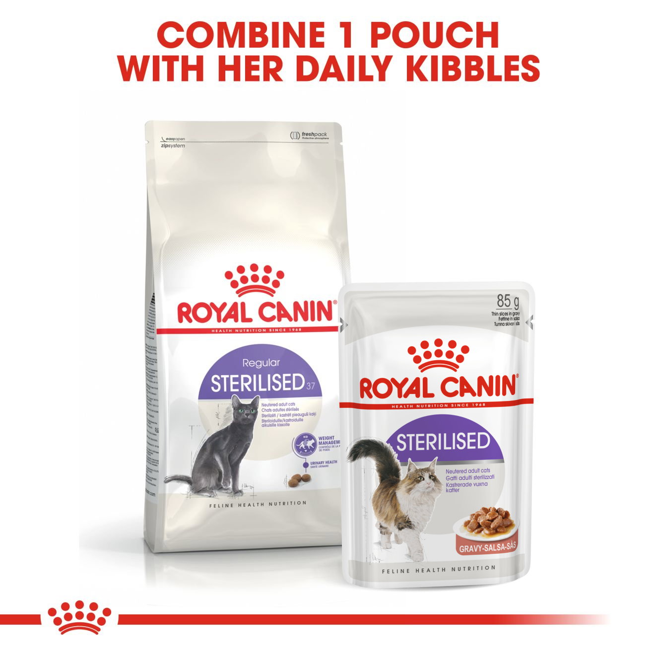 Royal Canin Wet Sterilised Pouch Adult (85g)_3