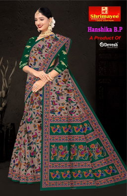 Hanshika with Blouse piece (pack of 8)