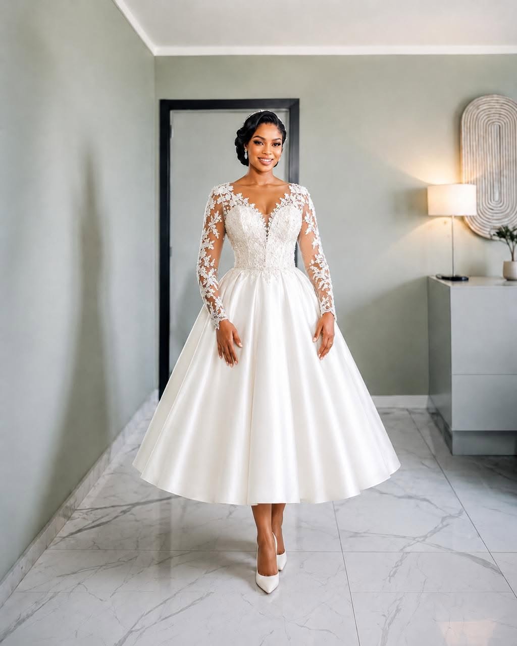 robe  princesse en dentelle