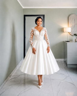 robe  princesse en dentelle