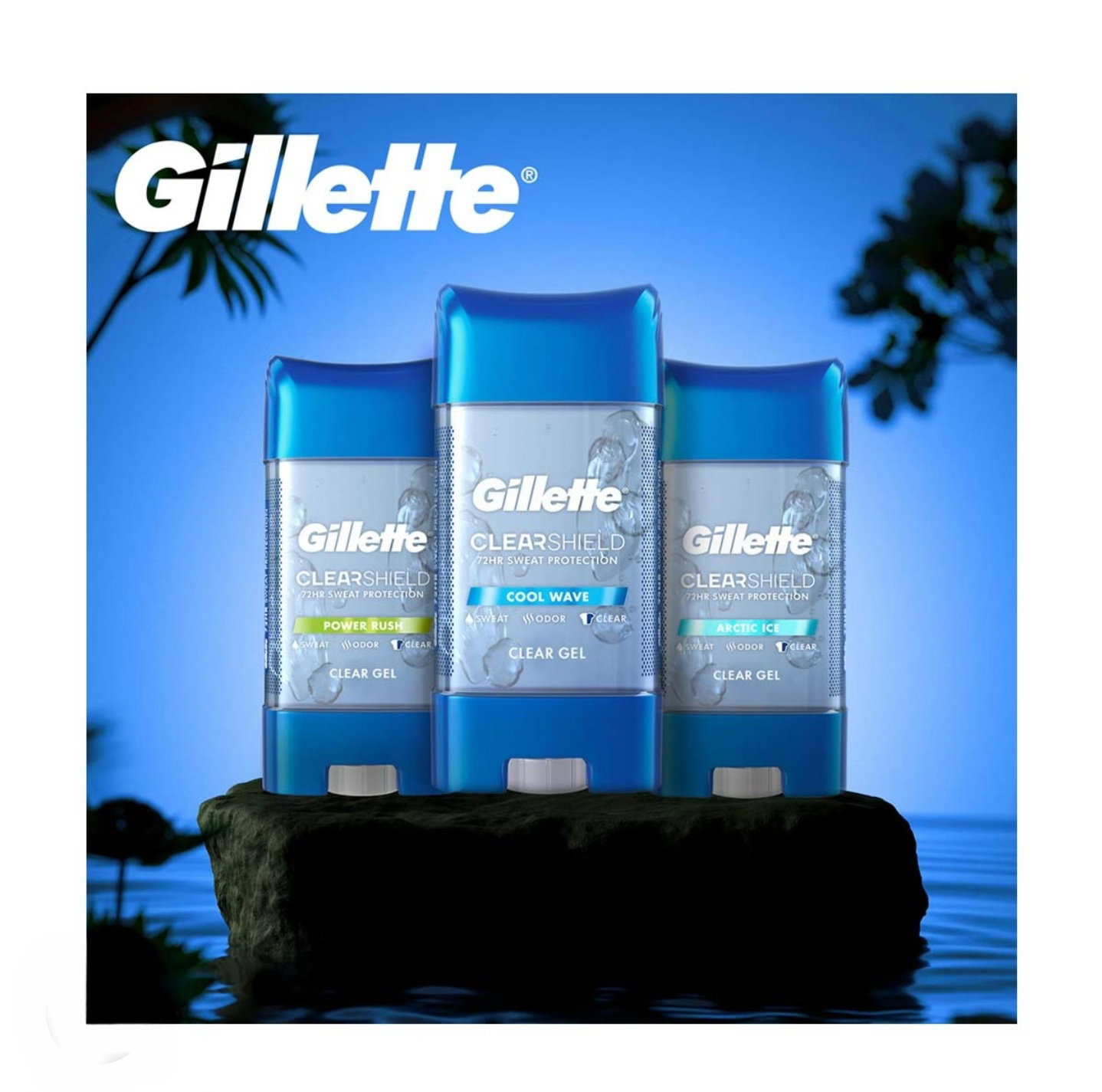 Gillette Clear Shield Antiperspirant Deodorant _0