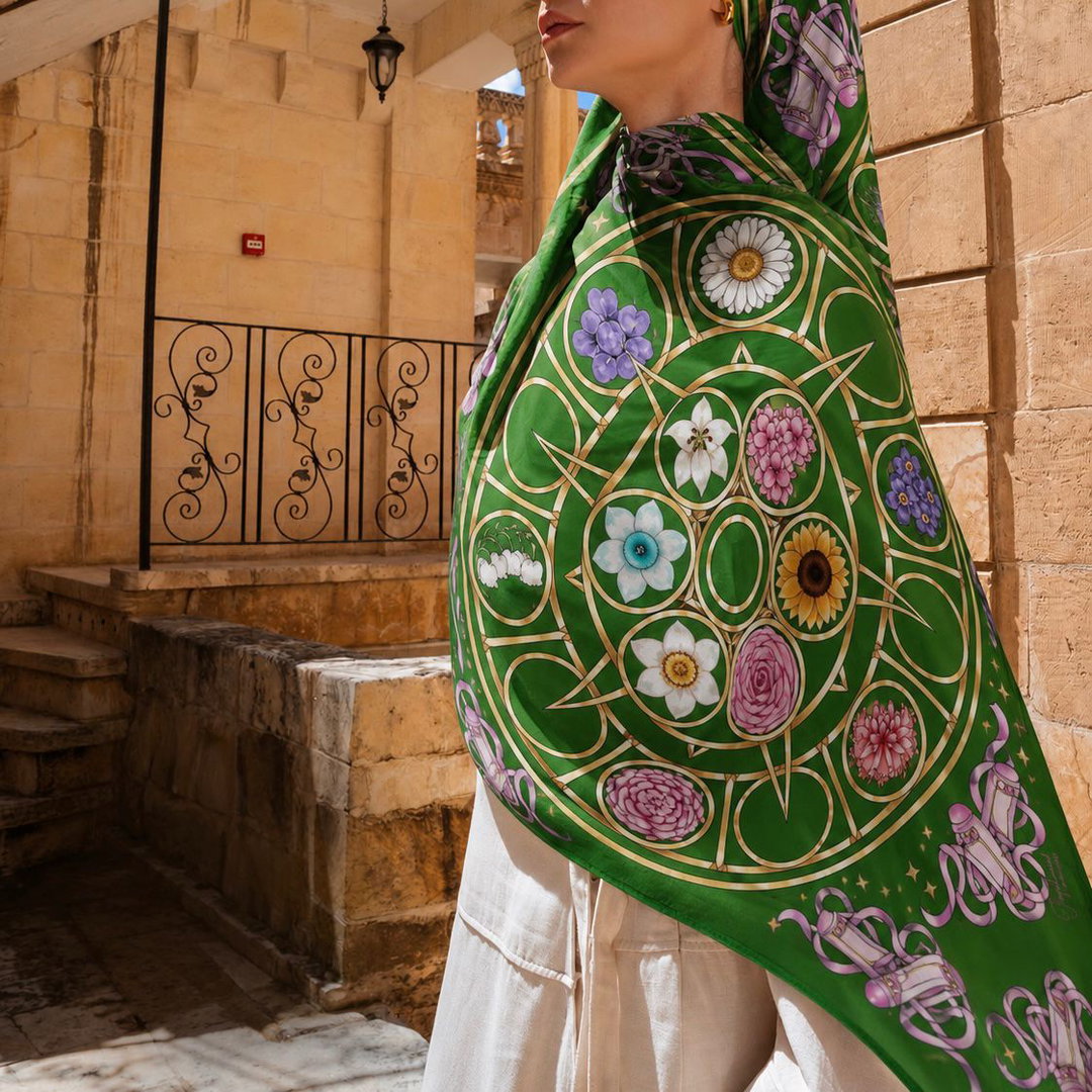 Shawl Satin Silk