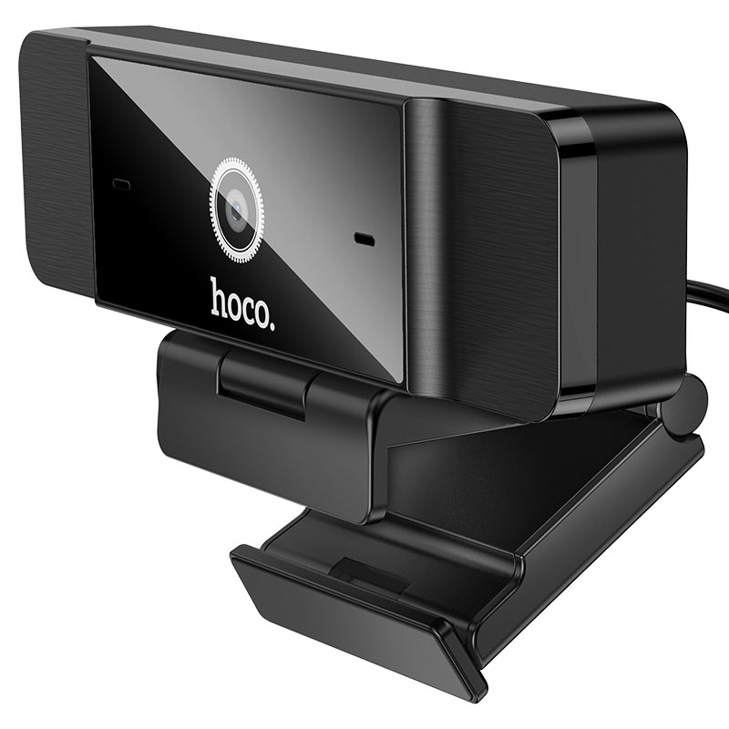 Webcam HOCO D100 Full HD 1080P USB Webcam with Dual Microphone | Plug & Play , full hd webcam,