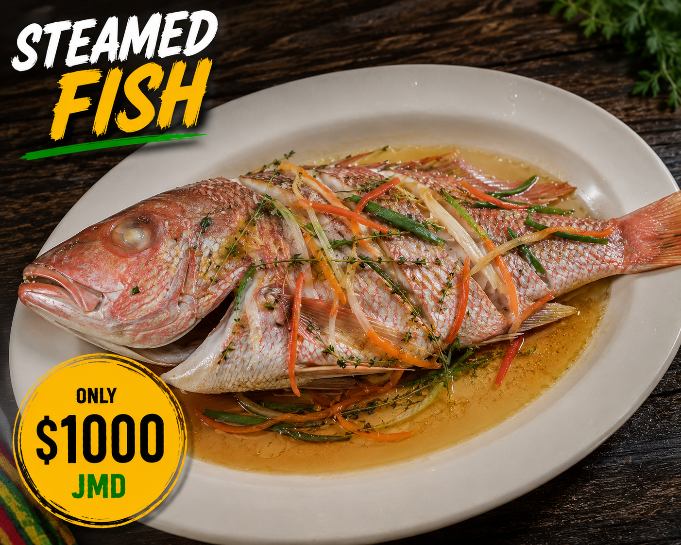 Steamed fish