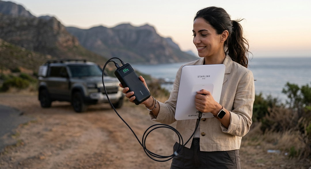 باقة الطوارئ لتشغيل Starlink Mini
