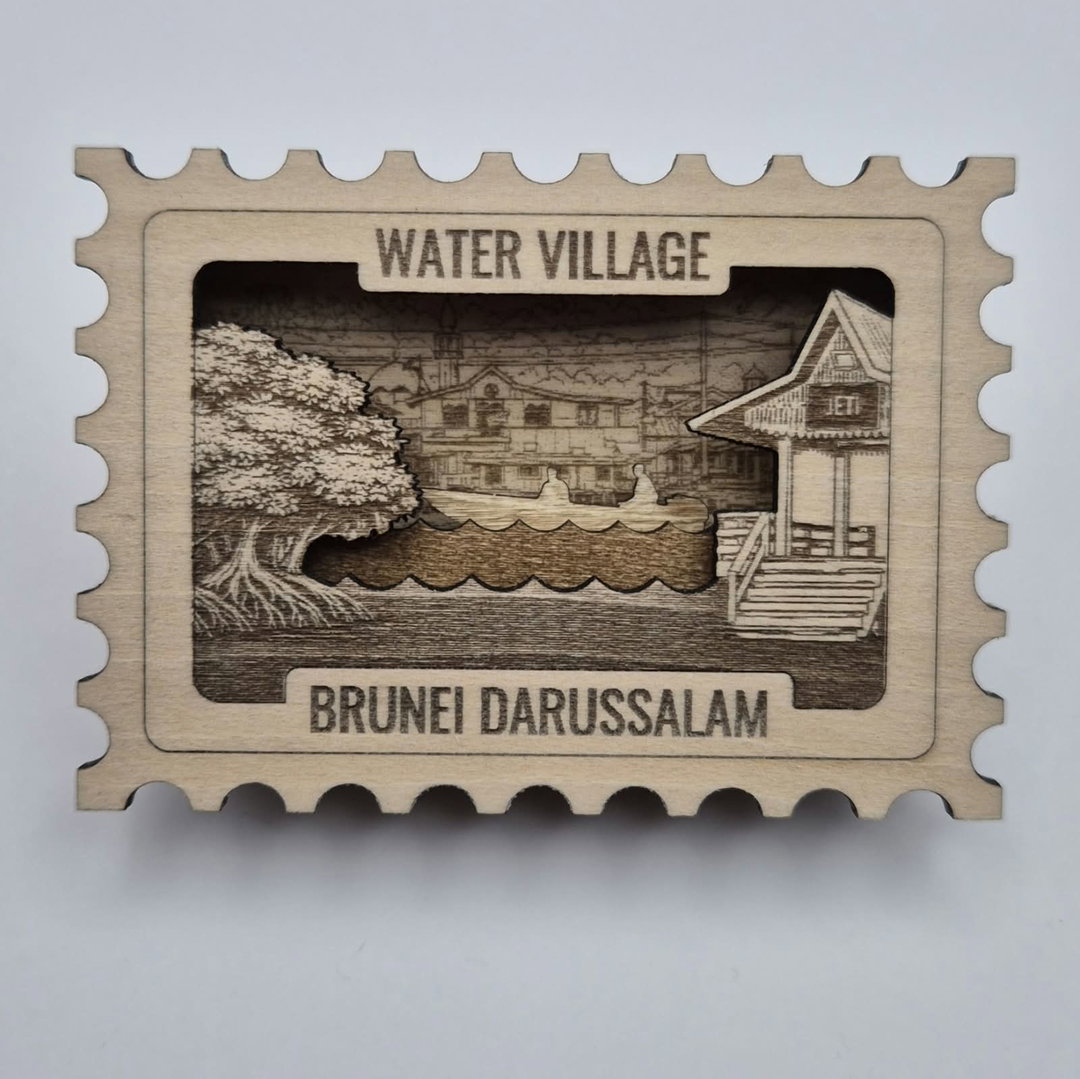 Fridge Magnet (Water Village)