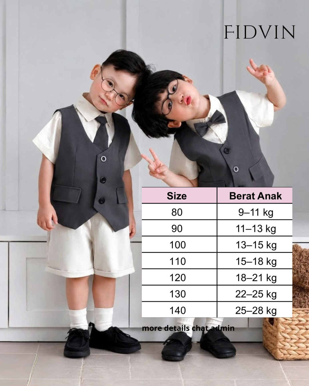 Noble Vest Shirt & Shorts Set — T0426B06_1