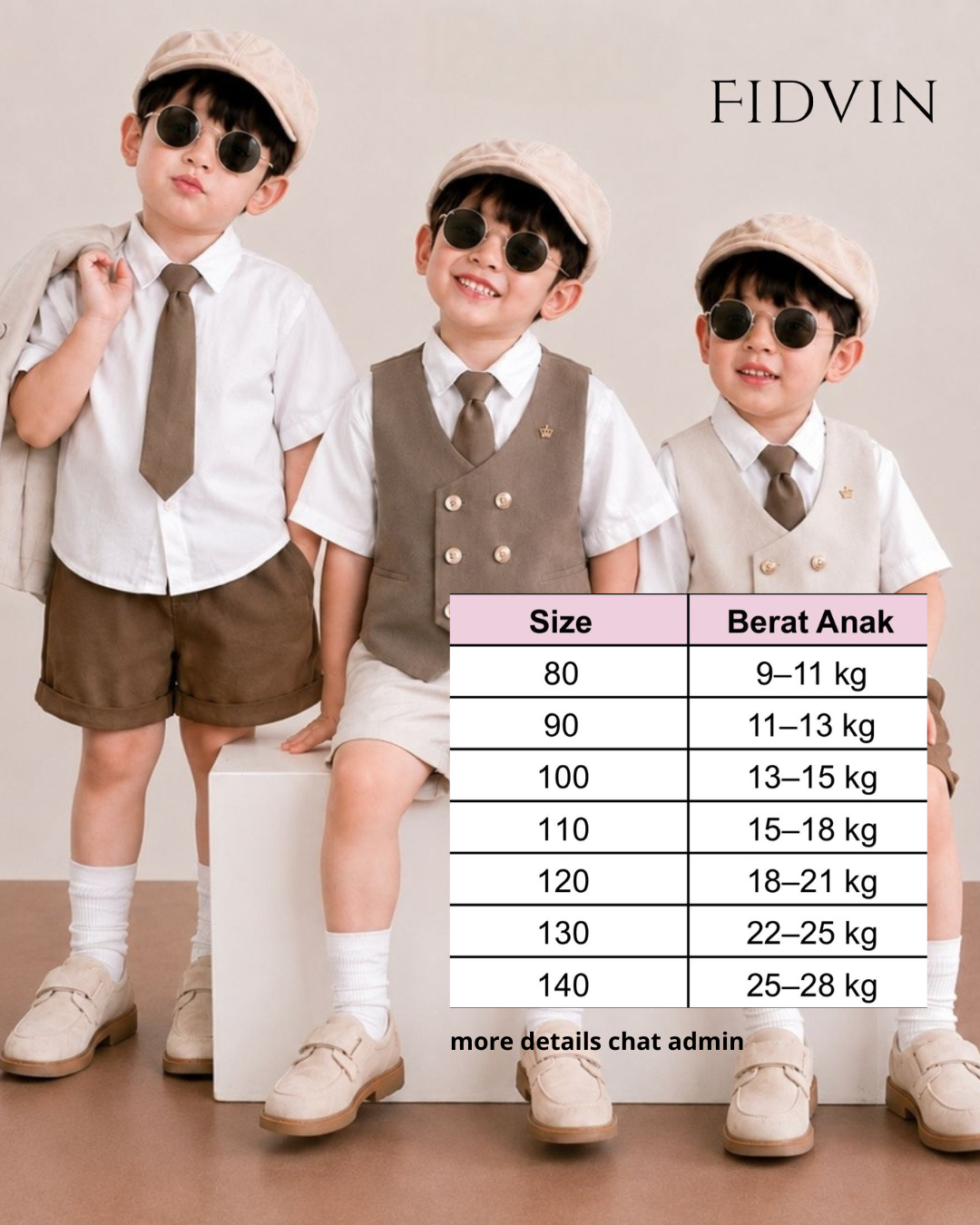 Royal Vest Shirt & Shorts Set — T0126B06Đ_1