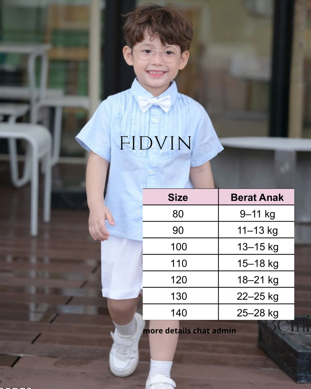 Little Gentleman Bow Shirt Set — H0725B73_1