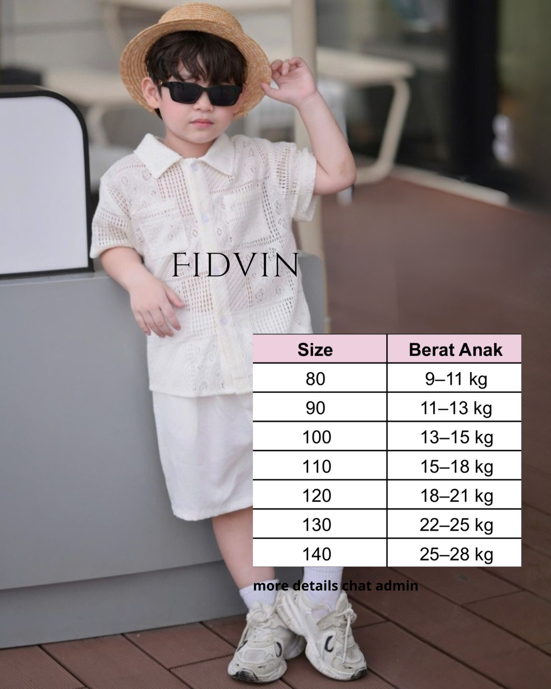 White Lace Shirt & Shorts Set — T0326B07_1