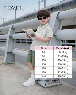 Olive Boy Shirt & Shorts Set — T0226B03