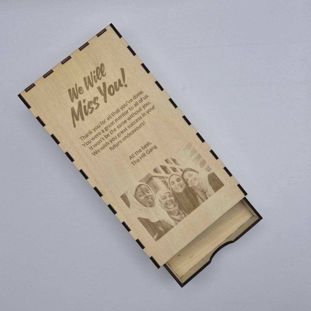 Custom Chocolate Bar Gift Box