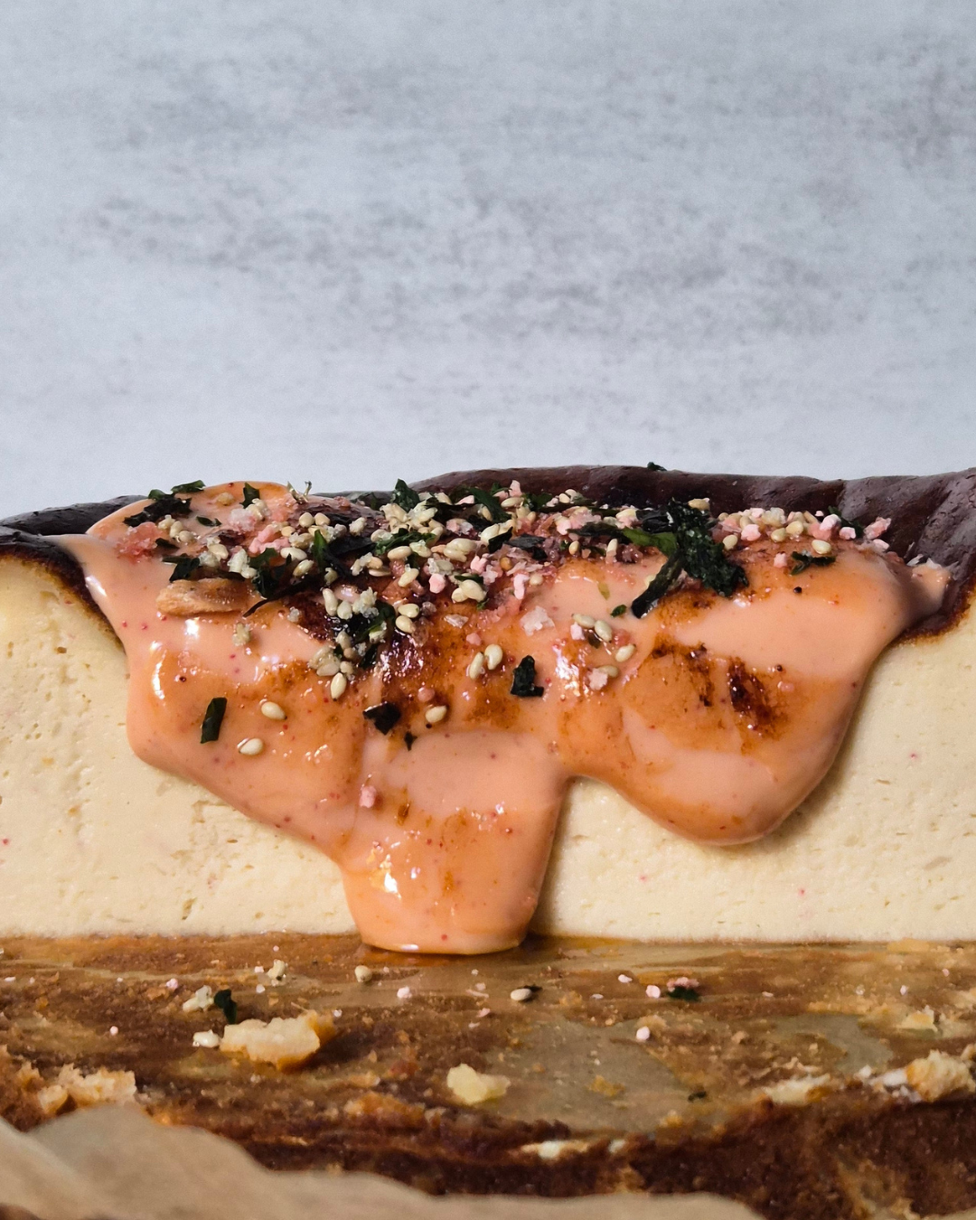Mentaiko Basque Cheesecake
