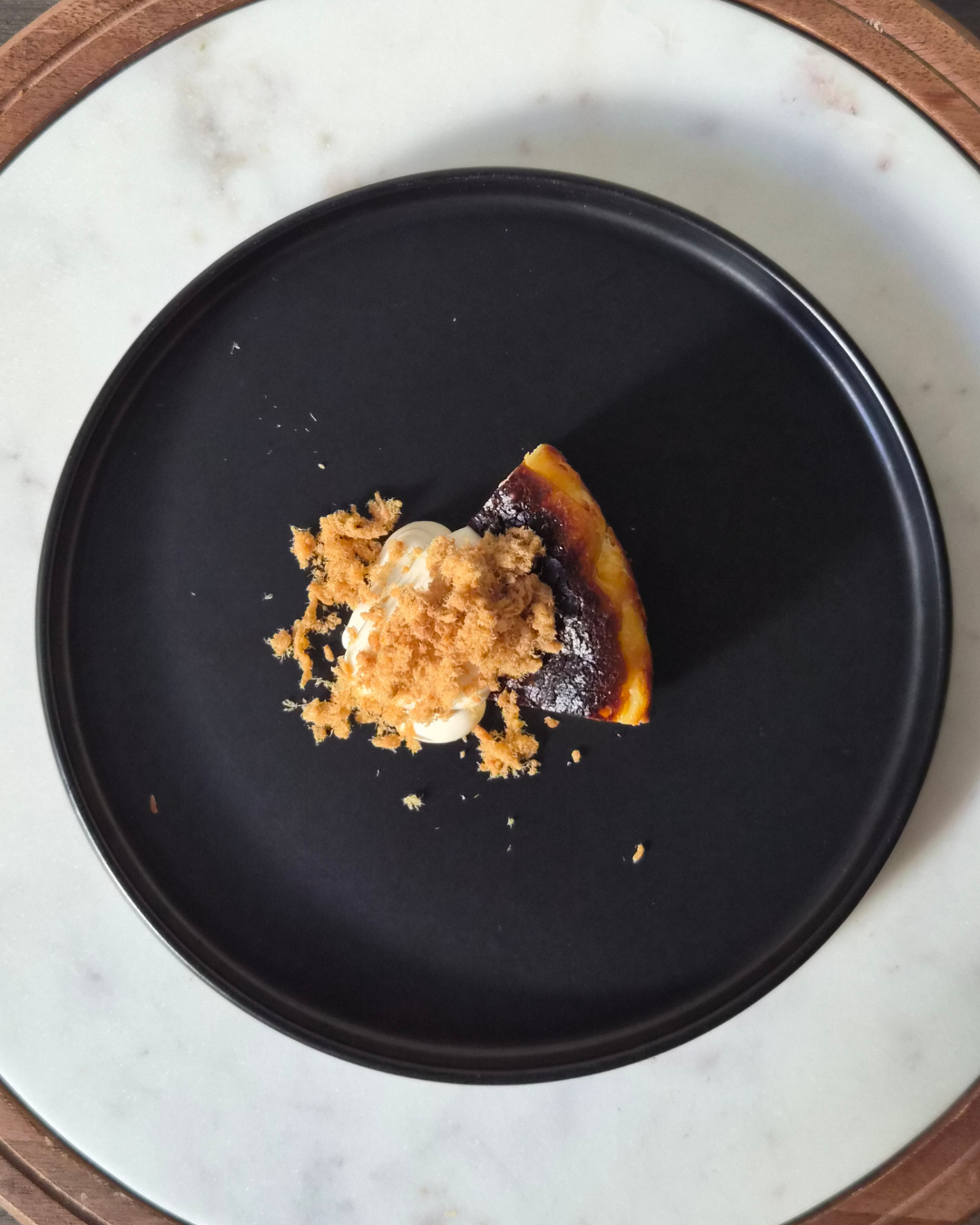 Salted Egg Yolk Basque Cheesecake_4