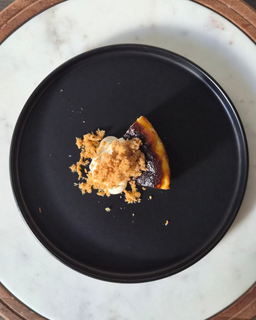 Salted Egg Yolk Basque Cheesecake