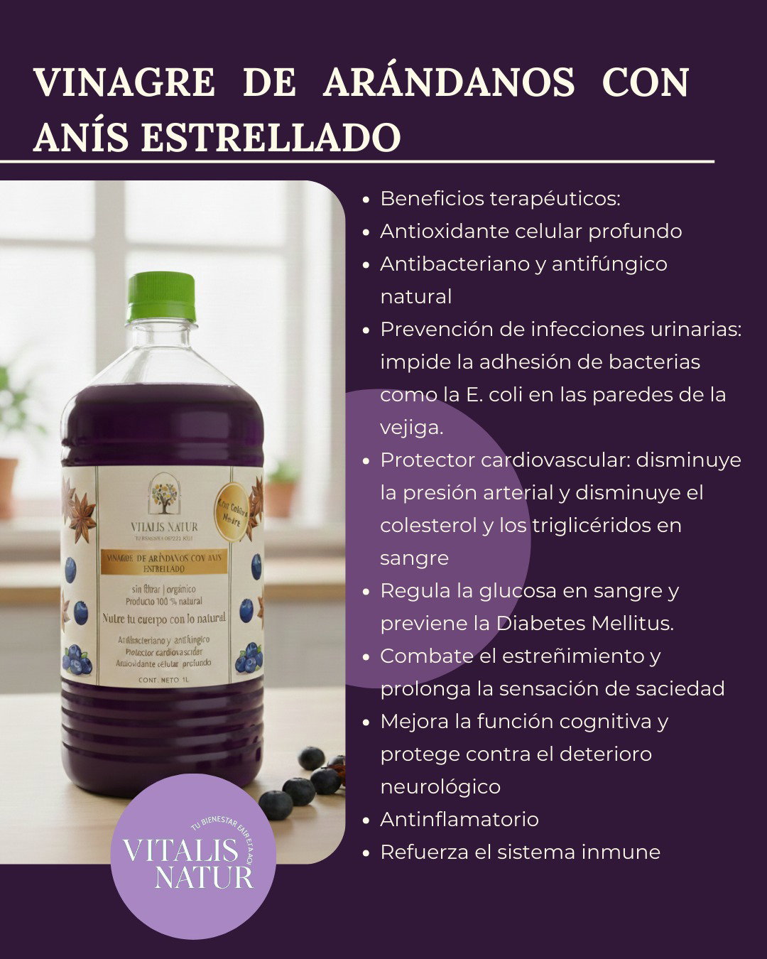 Vinagre de arándanos con anís estrellado_0