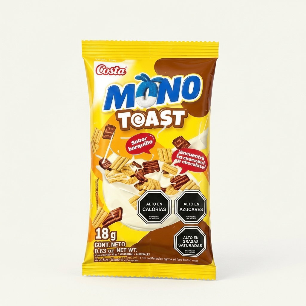 Snack Mono Toast 18 gr Mono