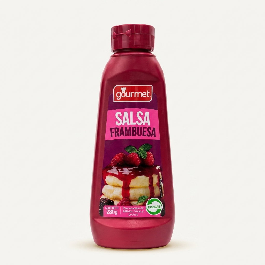 Salsa Frambuesa 280 gr Gourmet
