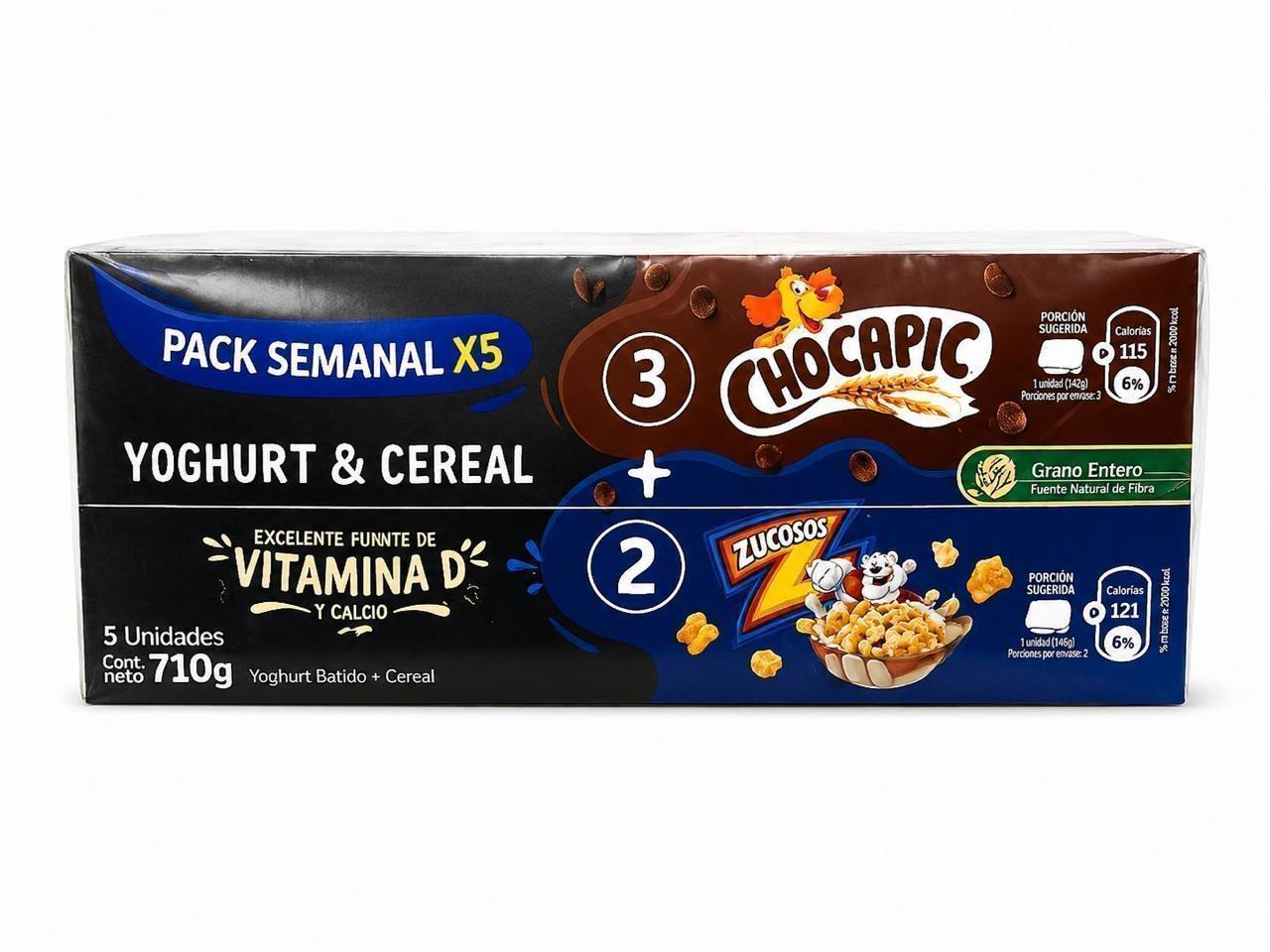 Pack Semanal yogurt & cereal Chocapic + Zucosos 710 gr_0