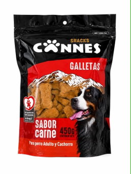 Snack Galletitas Sabor Carne 450 gr Cannes
