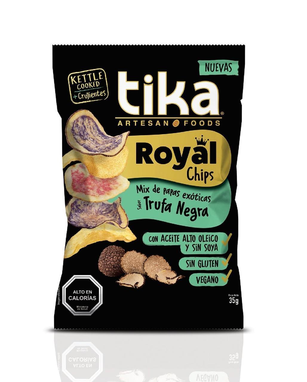 Mix De Papas Exóticas Royal Chips 35 gr Tika_0