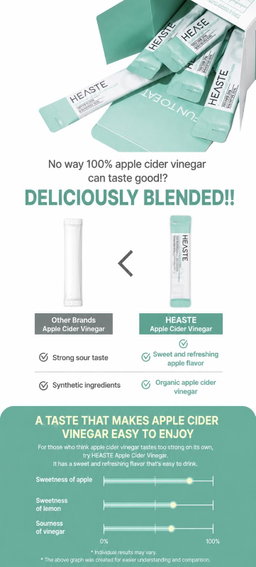 🍎HEASTE APPLE CIDER VINEGAR🍎