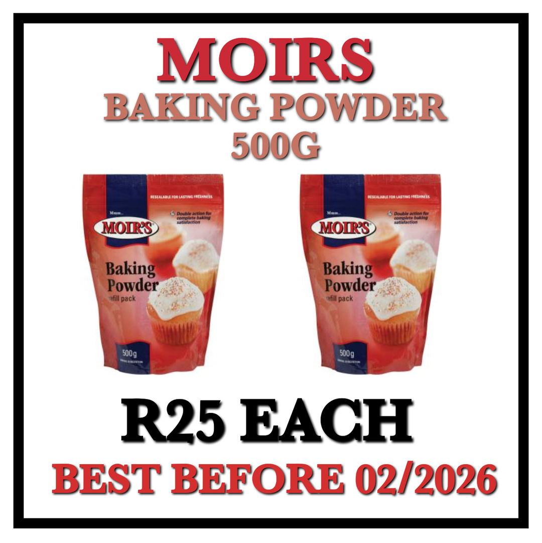 Moirs Baking Powder 500g