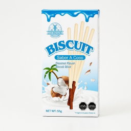 Palitos Sticks Sabor Coco 55gr Biscuit Molinova