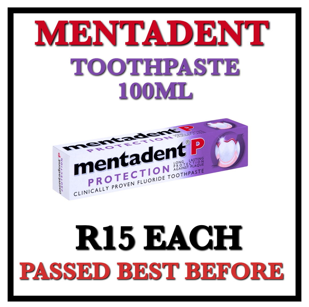 Mentadent Toothpaste 100ml