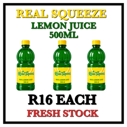 Real Squeeze Lemon Juice 500ml