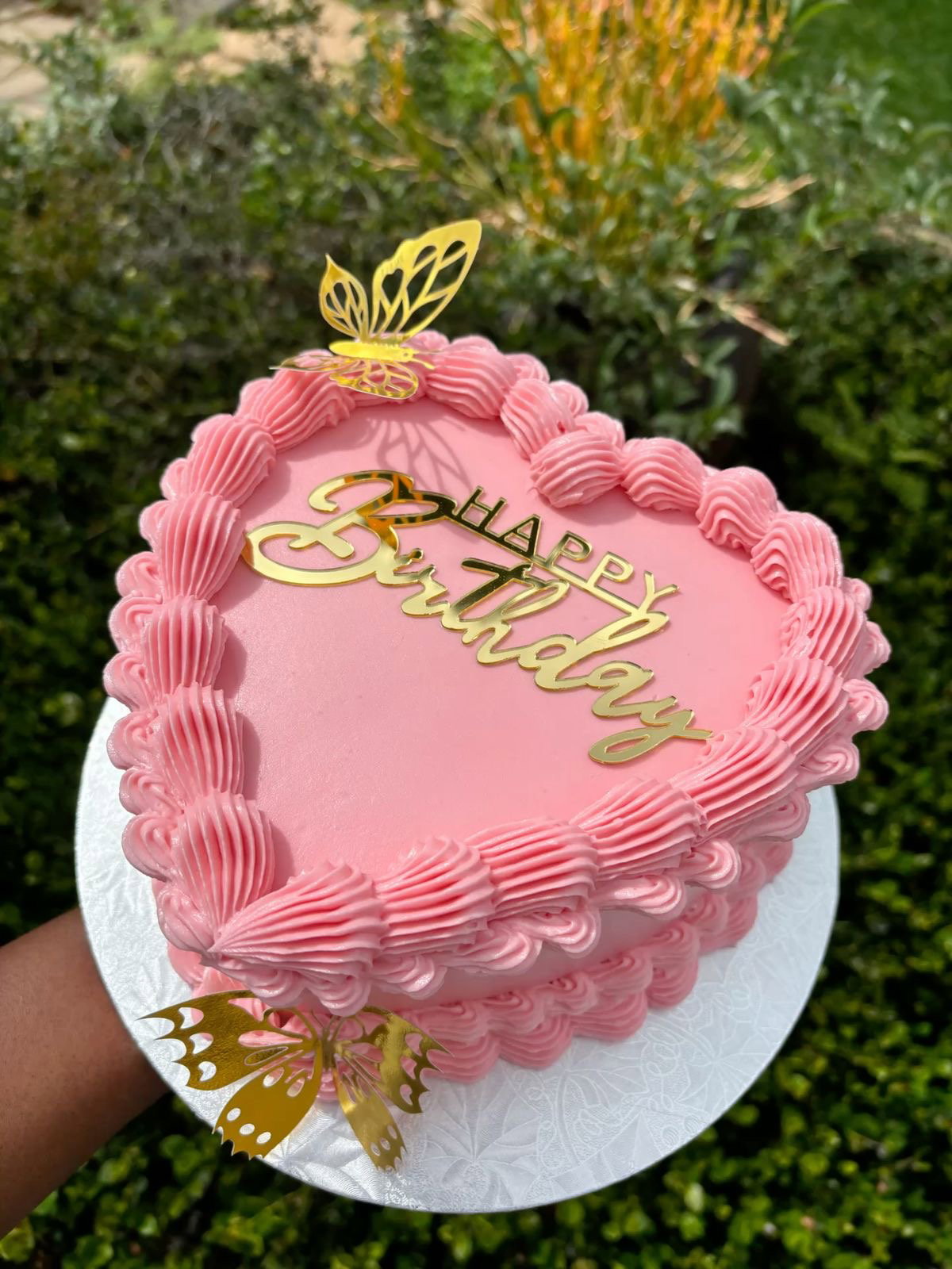 Heart shaped cake _0