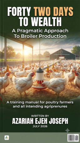 Forty two days to wealth a pragmatic approach to success ful, sustainable and profitable poultry farming business A consulting manual for intending agripreneurs and farmers and trainee