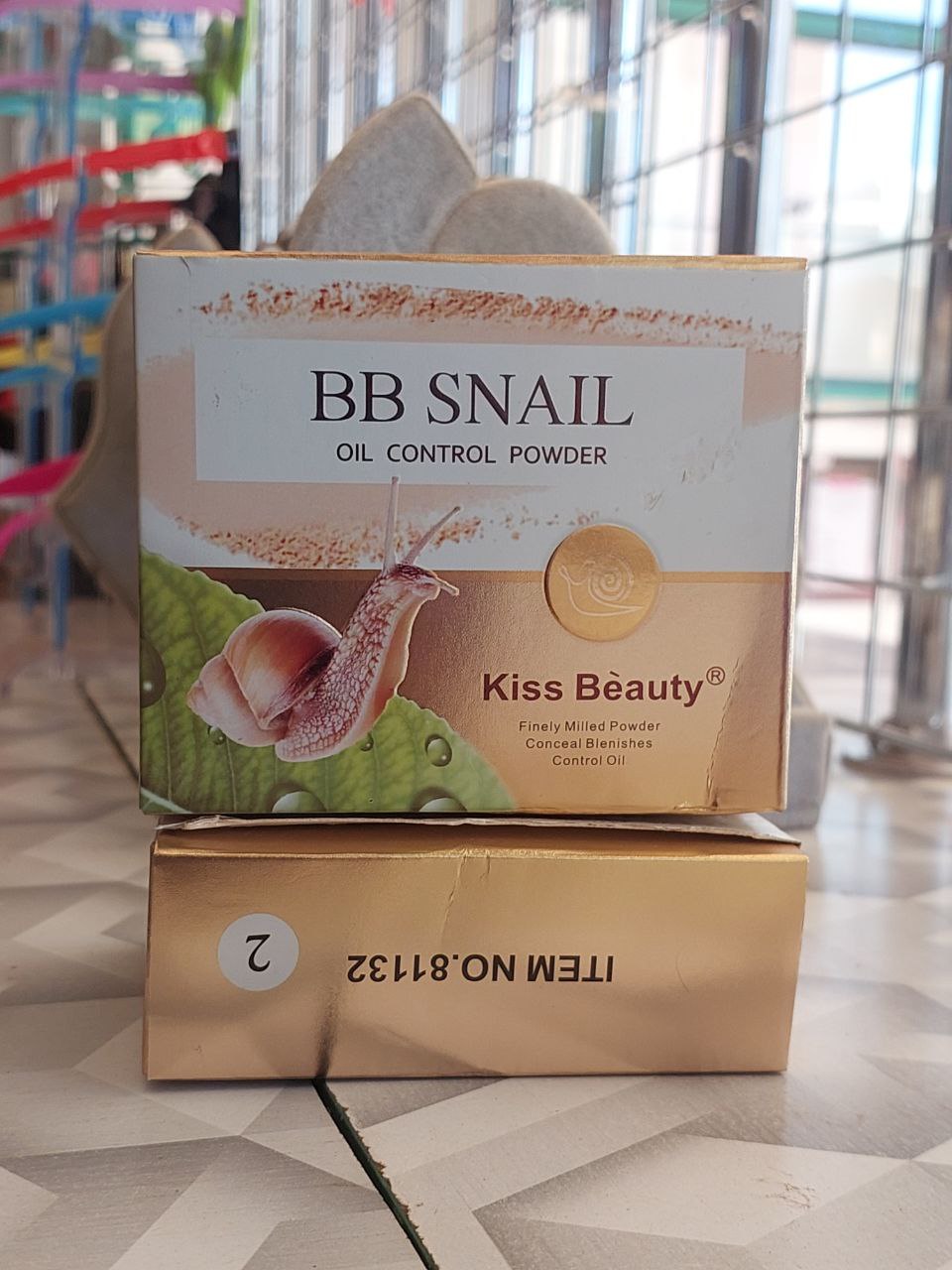 BB Snail Oil Control Powder + Foundation No.2 30g_0