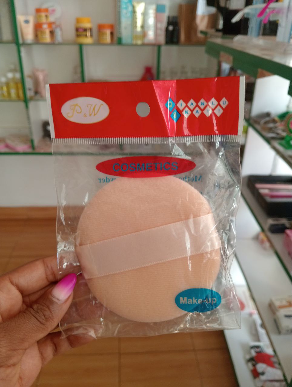 Round Powder Sponge Puff _0