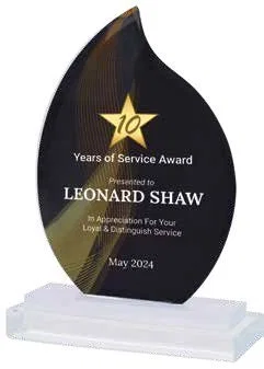 Plaque & Awards 