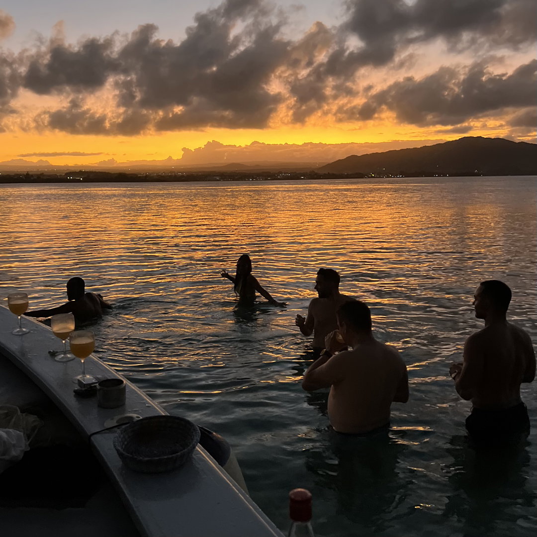 Retreat with sunset