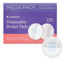 Lansinoh disposable breast pads (100pcs)