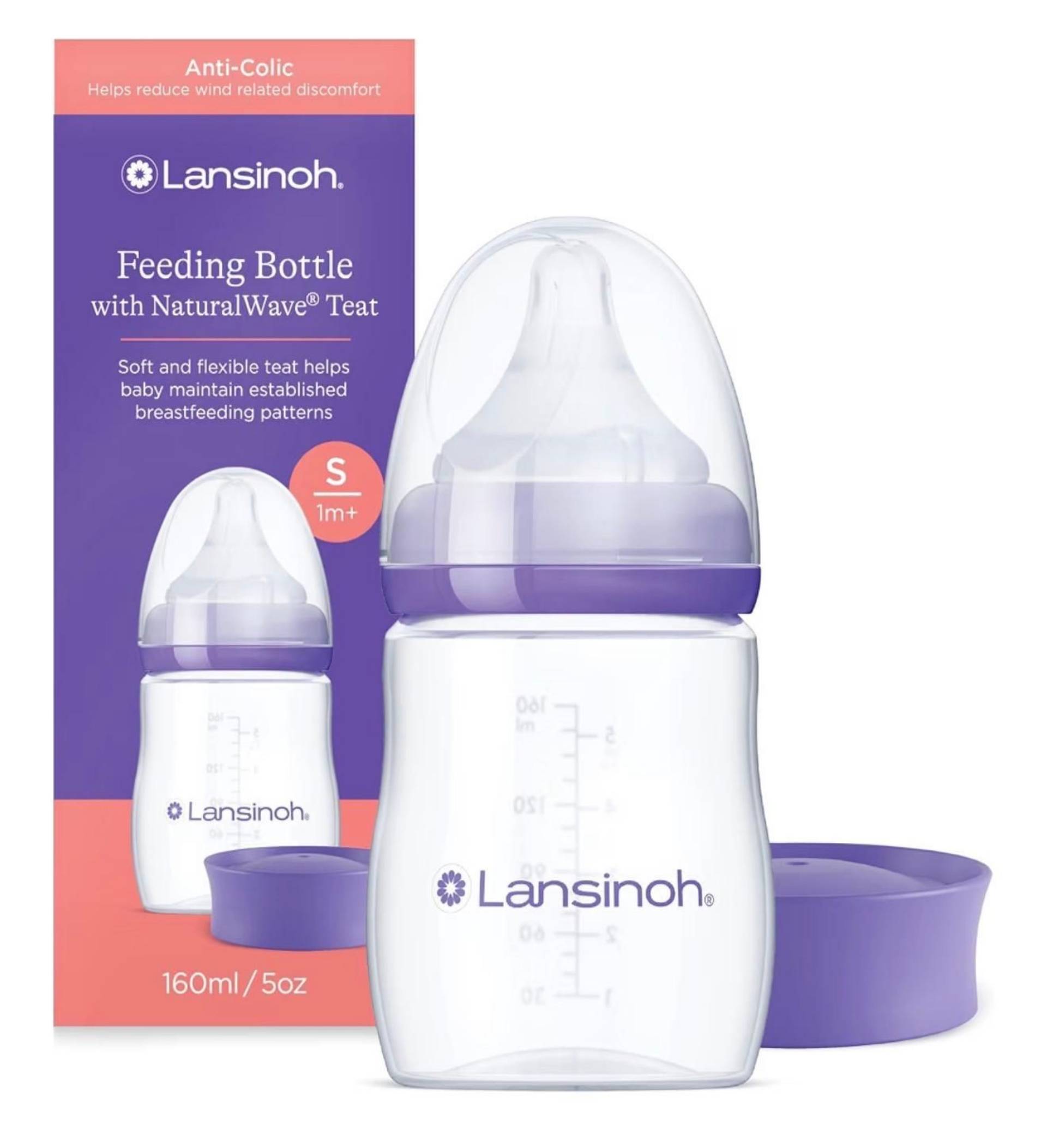 Lansinoh Plastic bottle 160mls (0m+)_0