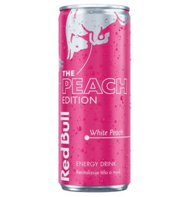 Canette Redbull Pêche blanche 25cl