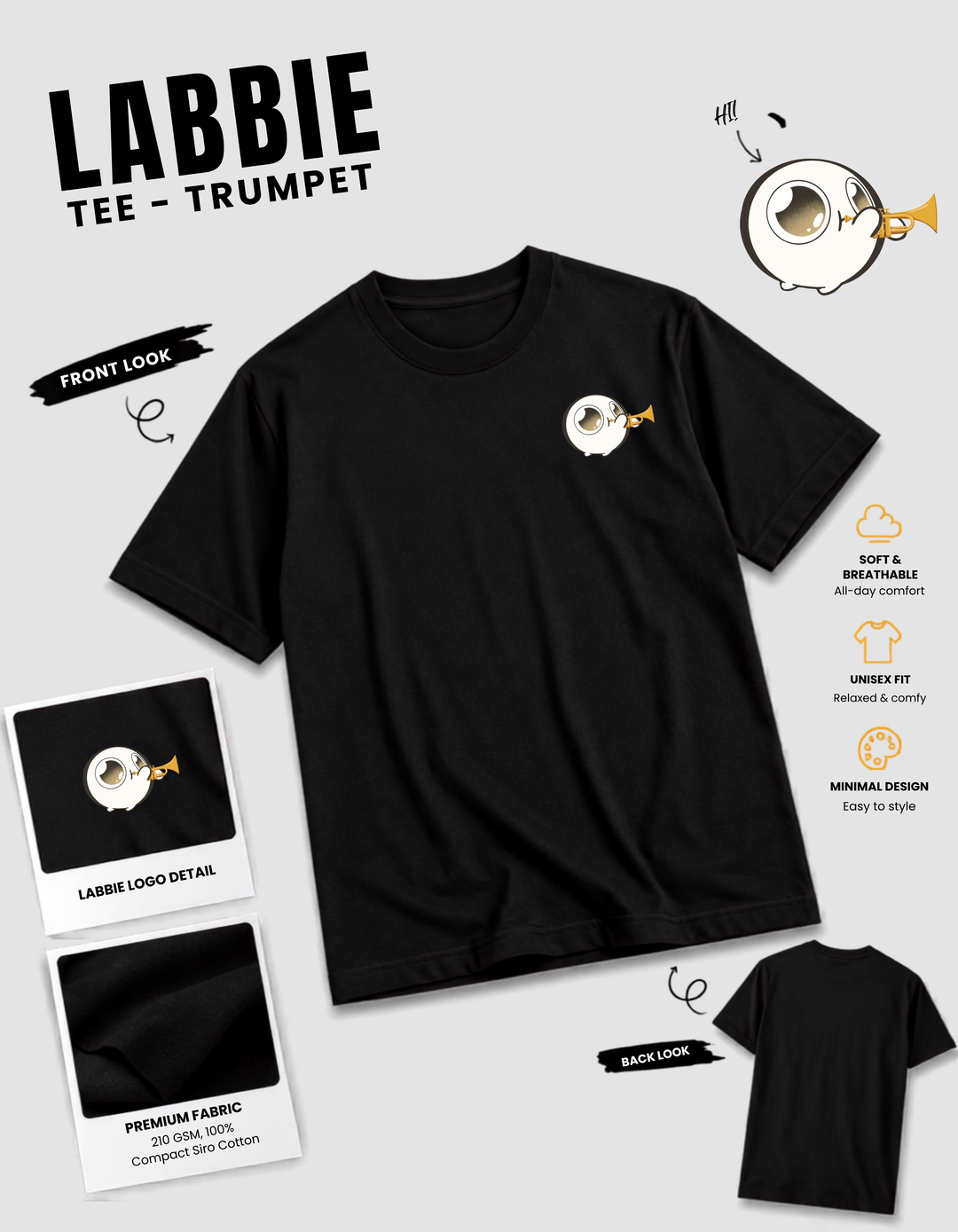 [PREORDER] LABBIE Tee - Trumpet