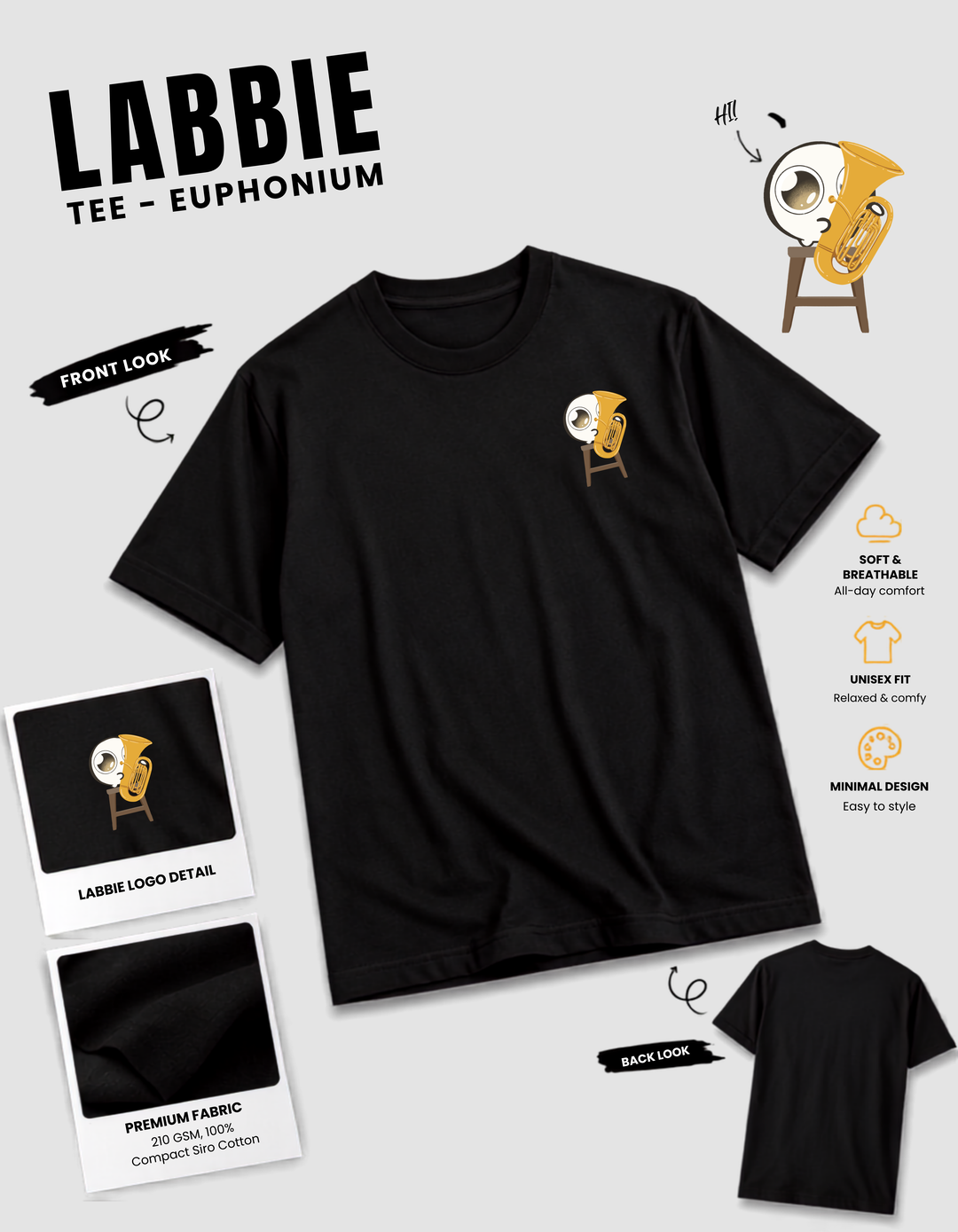 [PREORDER] LABBIE Tee - Euphonium